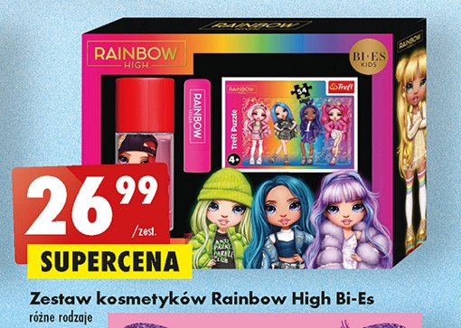 Zestaw w pudełku rainbow high Bi-es zestawy promocja
