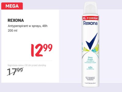 Antyperspirant w sprayu 48h promocja w Rossmann