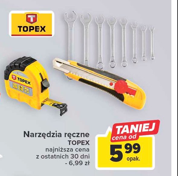 Nóż z ostrzem łamanym Topex promocja
