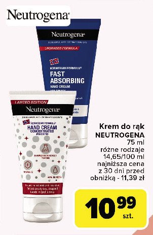 Krem do rąk skoncentrowany Neutrogena formuła norweska promocja w Carrefour