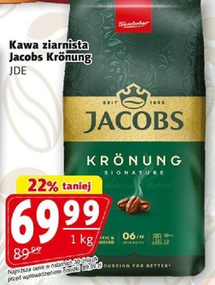 Kawa ziarnista Jacobs Krönung JDE promocja w Prim Market