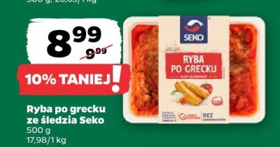 Ryba po grecku ze śledzia promocja w Netto