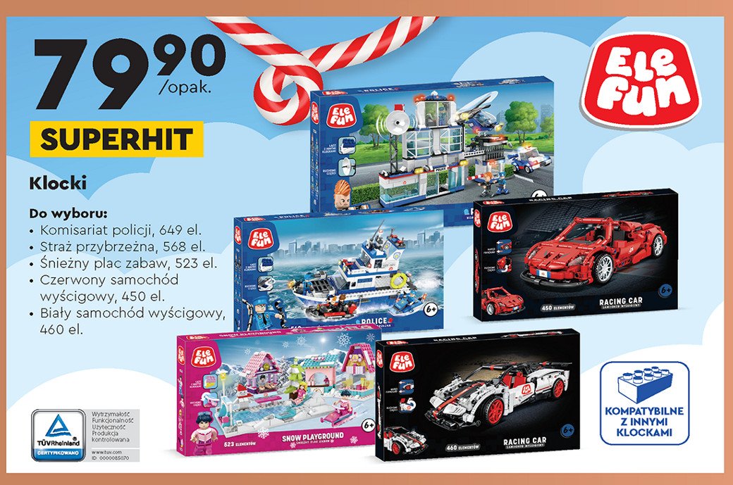 Klocki - straż przybrzeżna Elefun promocja