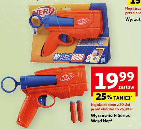 Wyrzutnia ward Nerf promocja w Auchan