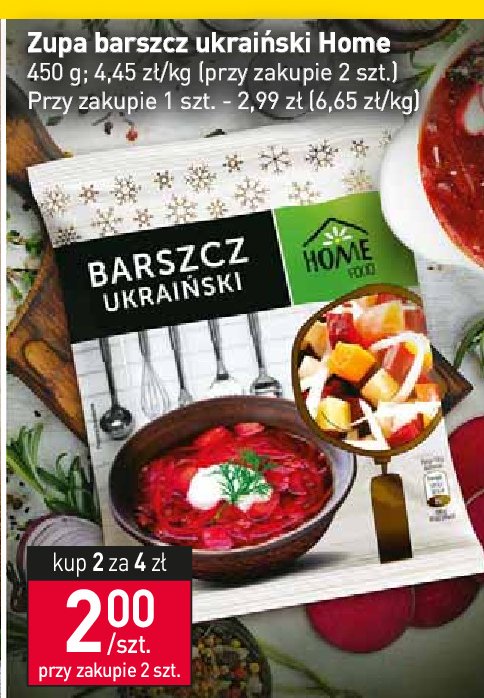 Barszcz ukrai艅ski Home food promocja