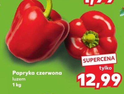 Papryka czerwona luzem Kaufland promocja w Kaufland