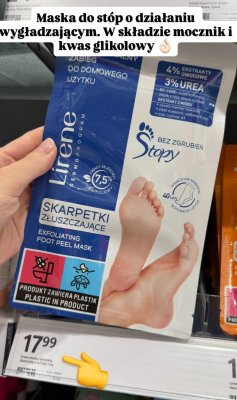 Skarpetki złuszczające z mocznikiem i kwasem glikolowym promocja w Rossmann