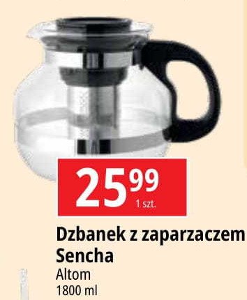 Dzbanek z zaparzaczem sencha Altom design promocja