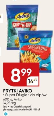 Frytki Aviko Super Długie, do dipów promocja w Chata Polska