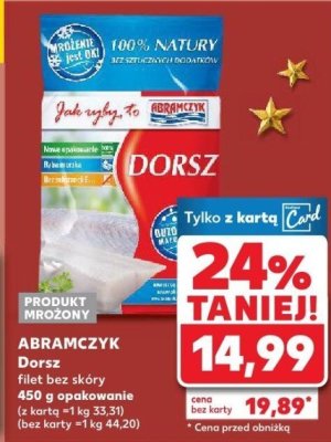 Filet bez skóry Dorsz promocja w Kaufland