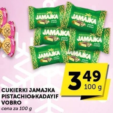 Cukierki Jamajka Pistacjio-Kładayif Vobro promocja w Euro Sklep