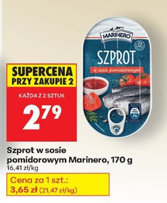 Szprot w sosie pomidorowym promocja w Biedronka