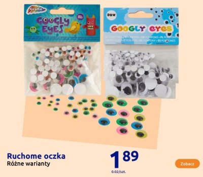 Ruchome oczka Googly Eyes promocja w Action