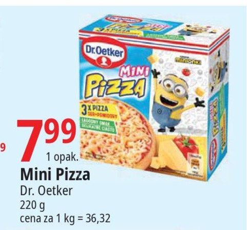 Mini pizza z serem i szynką Dr. oetker minipizza promocja