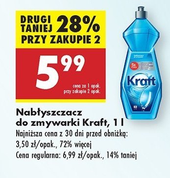 Nab艂yszczacz do zmywarek Kraft promocja