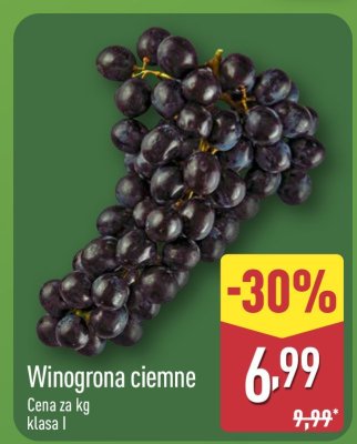 Winogrona ciemne Klasa I promocja w Aldi