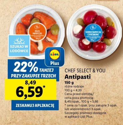 Żółte papryczki nadziane serkiem Chef select & you promocja