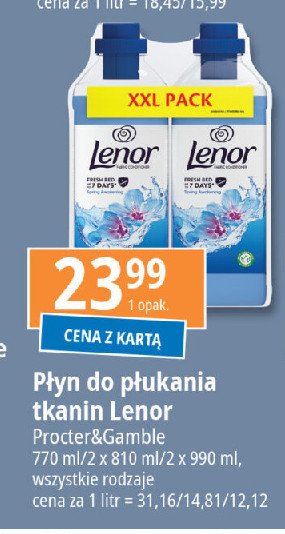 Płyn spring awakening Lenor promocja