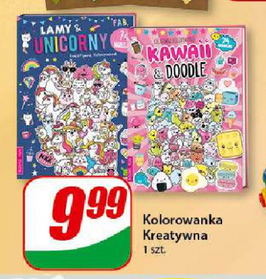 Kolorowanka kawaii & doodle promocja