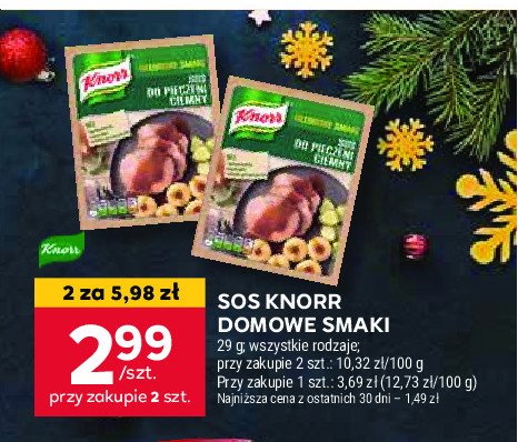 Sos do pieczeni jasny Knorr domowe smaki promocja