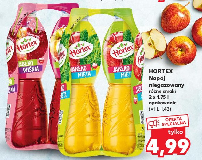 Napój jabłko - wiśnia Hortex promocja
