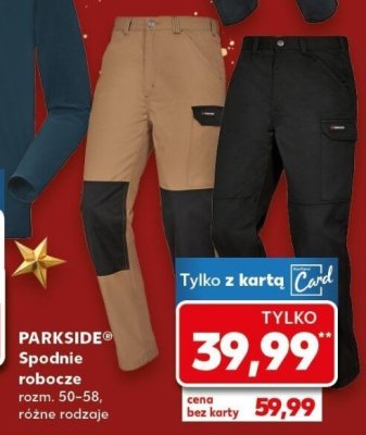 Spodnie robocze  promocja w Kaufland