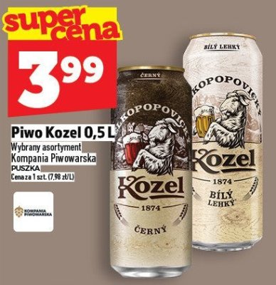 Piwo Kozel 0,5L promocja w TOPAZ