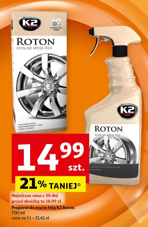 Środek do czyszczenia felg K2 roton promocja