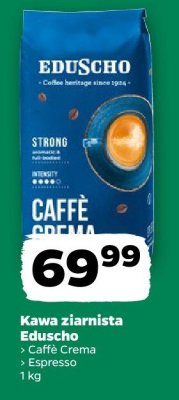 Kawa ziarnista Caffe Crema 1 kg promocja w Netto