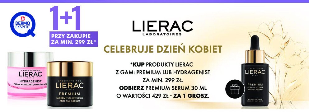 Serum-booster do twarzy anti-age Lierac premium promocja