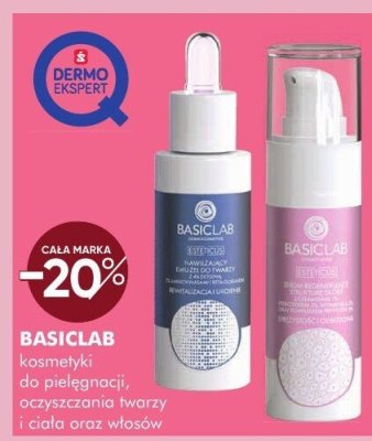 Kosmetyki do pielęgnacji, oczyszczania twarzy i ciała oraz włosów Basiclab promocja w Super-Pharm