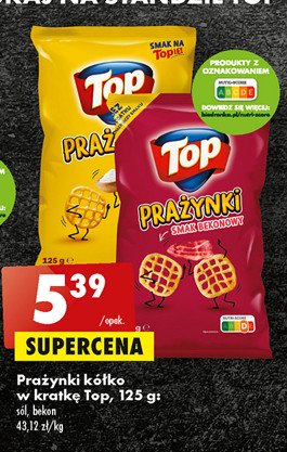Prazynki solone Top chips Top (biedronka) promocja