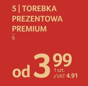 Torebka prezentowa premium promocja w Selgros