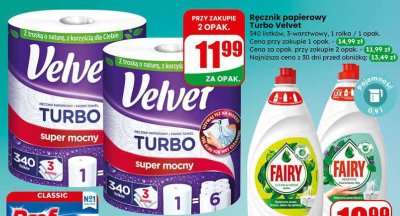 Płyn do mycia naczyń Fairy promocja w Dino