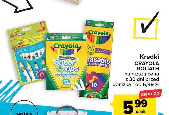 Kredki o艂贸wkowe Crayola promocja