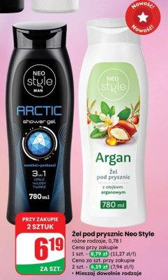 Żel pod prysznic Arctic promocja w Dino