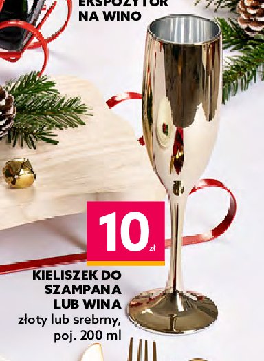 Kieliszek do wina 200 ml srebrny promocja