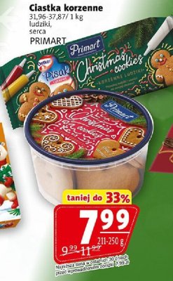 Ciastka korzenne PRIMART promocja w Prim Market