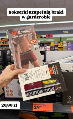 Bokserki promocja w Biedronka
