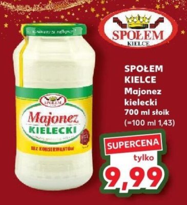 Majonez kielecki 700 ml promocja w Kaufland