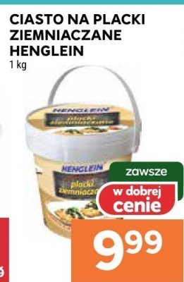 Ciasto na placki ziemniaczane Henglein promocja w Stokrotka