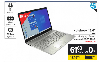 Laptop 15.6'' Asus promocja