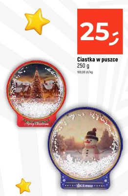 Ciastka w puszce 250g promocja w Dealz