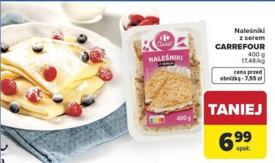 Naleśniki z serem Carrefour promocja w Carrefour