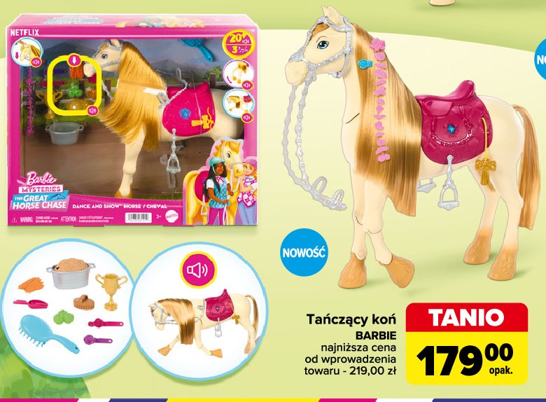 Tańczący koń barbie promocja w Carrefour