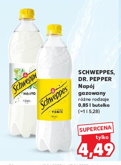 Napój indian tonic Schweppes promocja w Kaufland