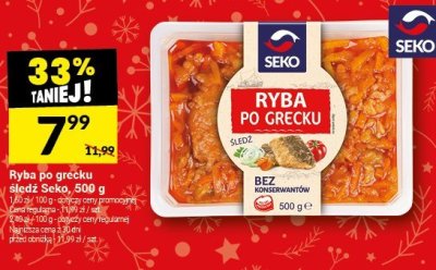 Ryba po grecku śledź Seko, 500 g promocja w Twój Market