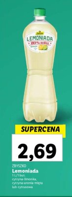 Lemoniada cytryna limetka ZBYSZKO LEMONIADA Zbyszko (napoje) promocja