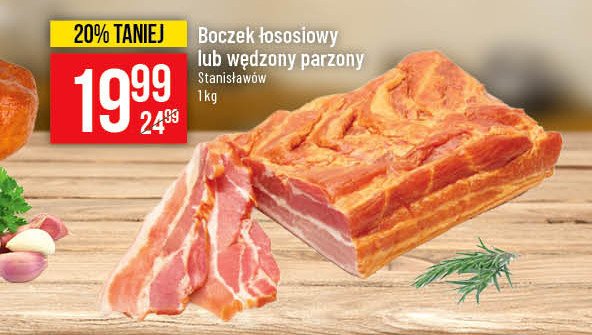 Boczek extra wędzono-parzony Stanisławów promocja