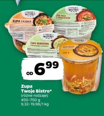 Zupa Twoje Bistro (różne rodzaje) promocja w Netto